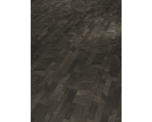 Vinylvloer Cross Cut Zwart landelijke plank klikverbinding 1285 x 194 x 8 mm