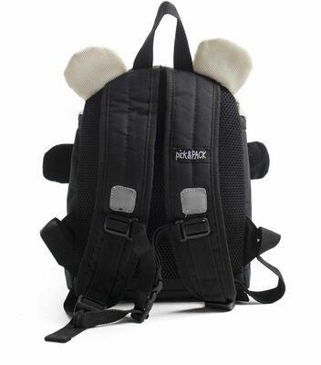 Pick & Pack Ryggsekk Panda, Black