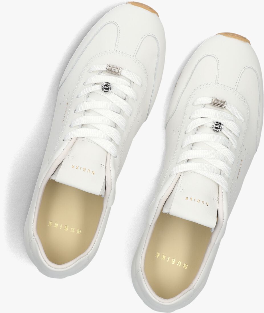 witte nubikk lage sneakers billy lou