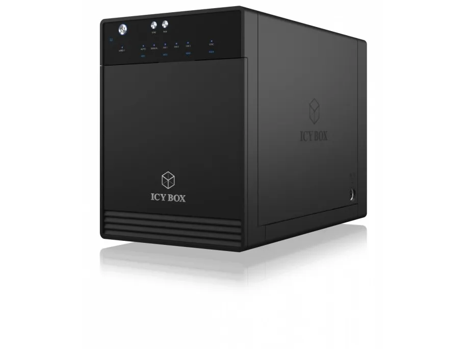 ICY BOX IB-3740-C31 - Harddisk-array - 4 bays (SATA-600) - USB 3.1 Gen 2 (ekstern)