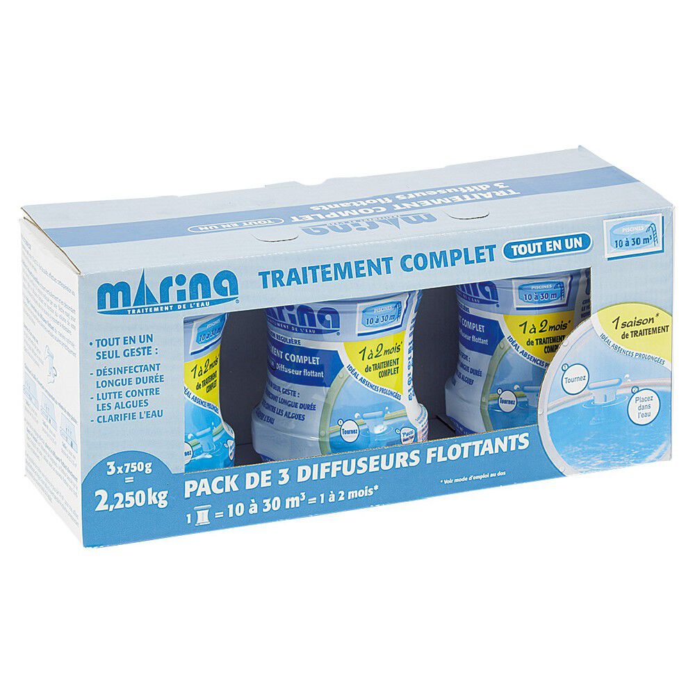 Diffuseur chlore x3 750g