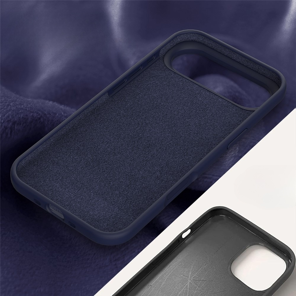 iPhone Air Silikon Case Hülle - Dunkelblau