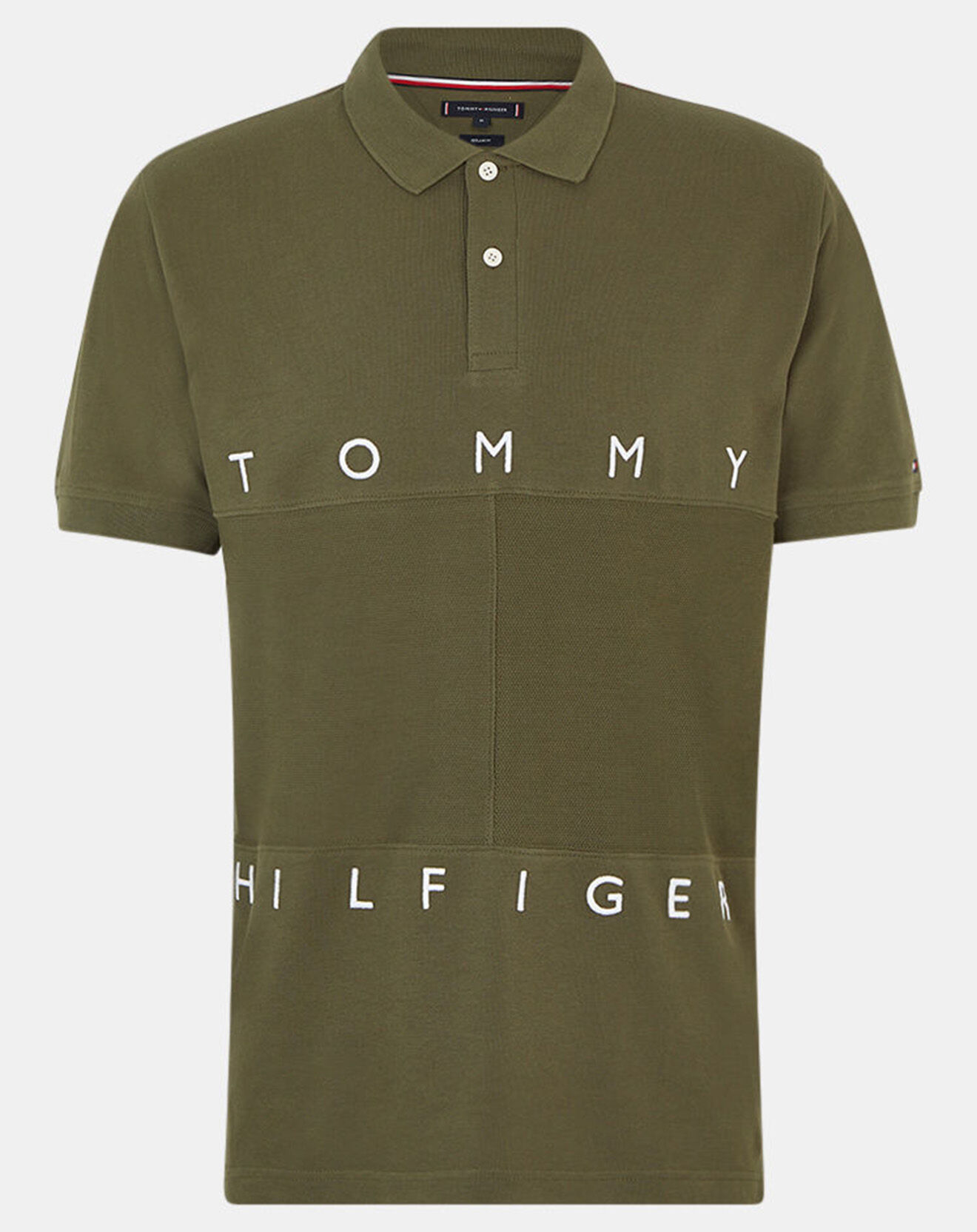 Tommy Hilfiger Polo Large Flag kaki