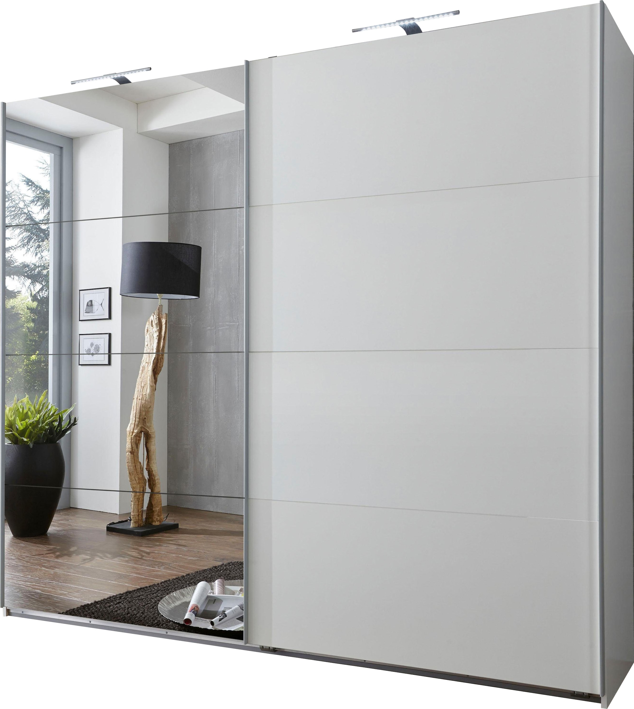 Wimex Schwebetürenschrank »Ernie Kleiderschrank mit Spiegel, Made in Germany TOPSELLER« Wähle aus verschiedenen Grössen deinen perfekten Stauraum!,  Schlafzimmerschrank in verschiedenen Breiten