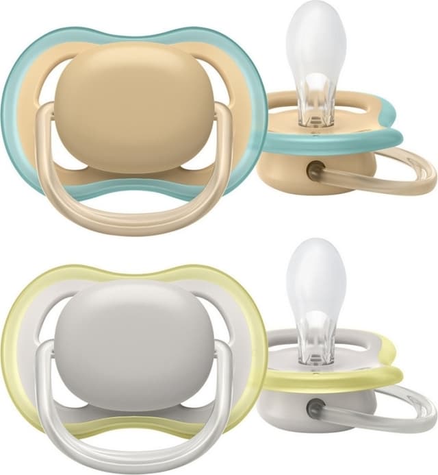 Philips Avent SCF085/15 Ultra Air-sutter 0-6 måneder, 2 stk, beige