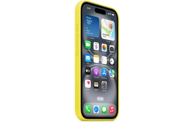 Apple Smartphone-Hülle »Apple Smartphone Silikon Case mit MagSafe, iPhone 16« iPhone 16 15,5 cm (6,1 Zoll)