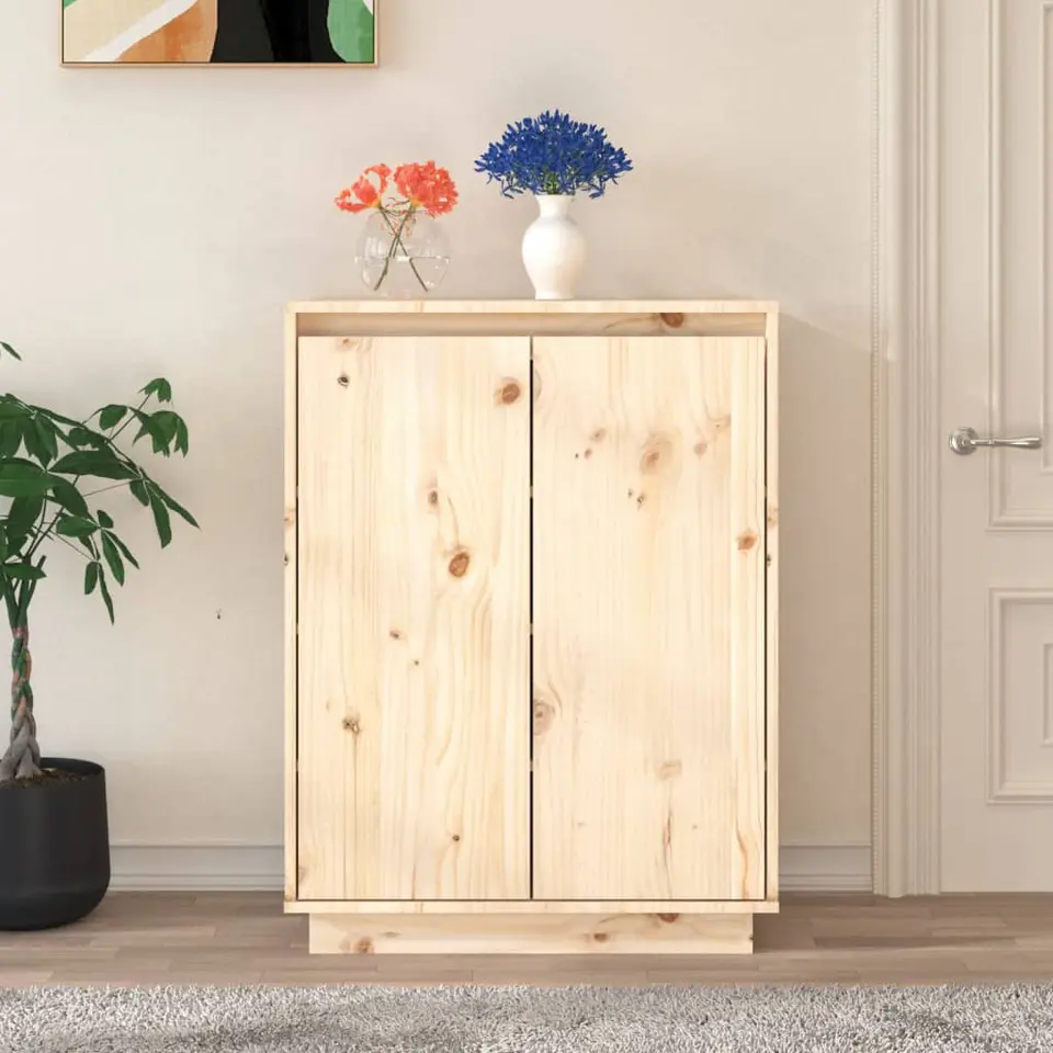 vidaXL - Schoenenkast - Bruin - Grenenhout