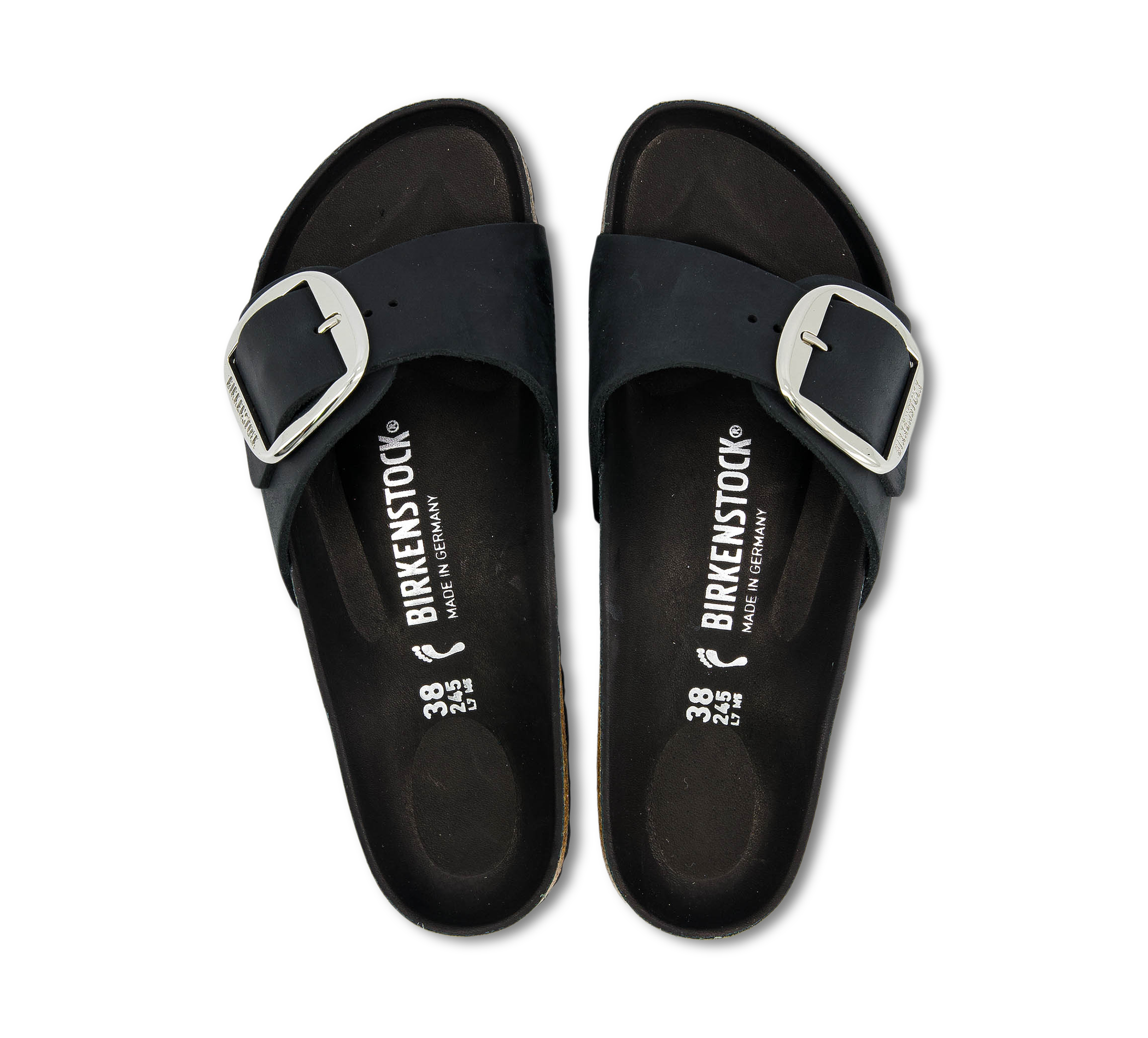 Birkenstock Madrid Big Buckle schwarz
