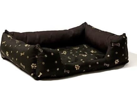 GO GIFT Hunde seng L - brun - 65x45x15 cm