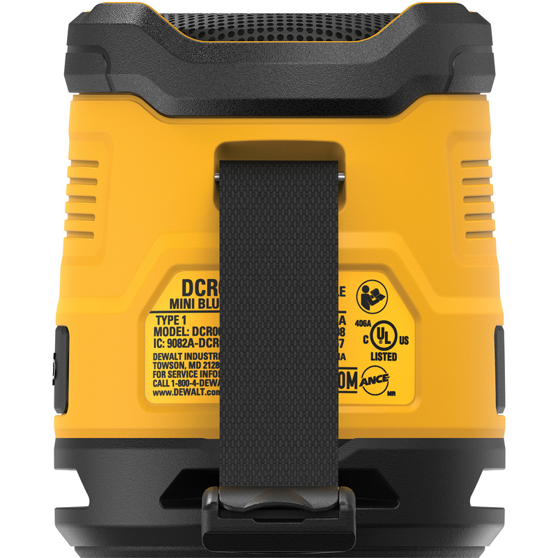 DeWALT DCR009-XJ compacte bluetooth speaker 3,7V