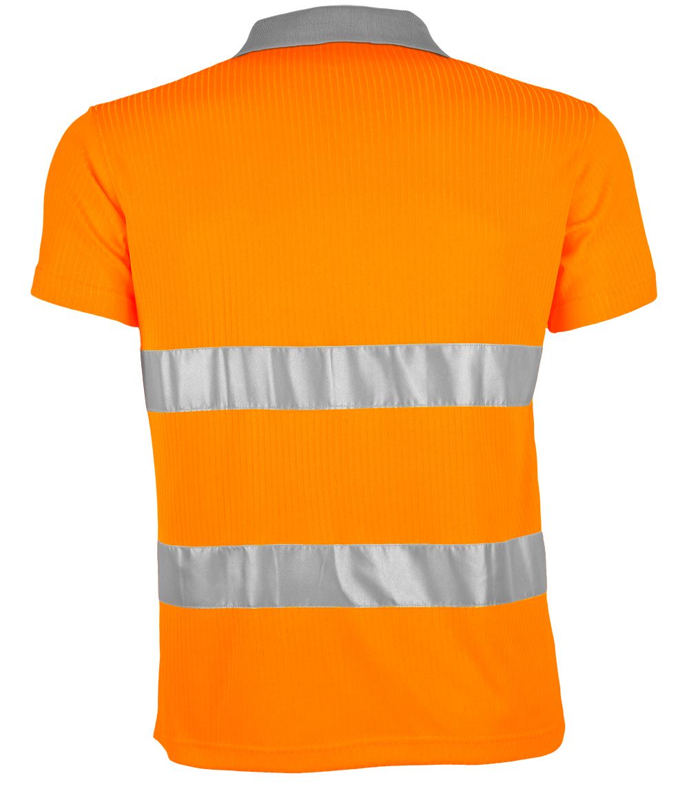 QUALITEX HIGH QUALITY WORKWEAR Polo-Shirt signal warnorange Damen: 36 Herren: S