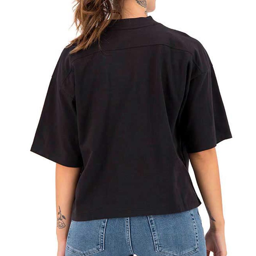 Superdry T-shirt Noir Femme Superdry Tech Boxy