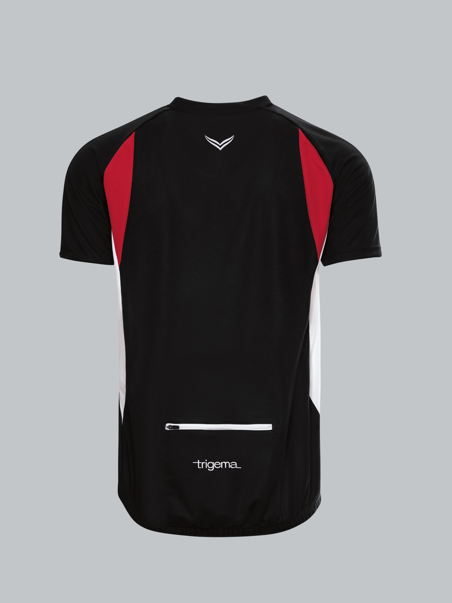 Fahrradtrikot aus atmungsaktivem COOLMAX®-Material Schwarz
