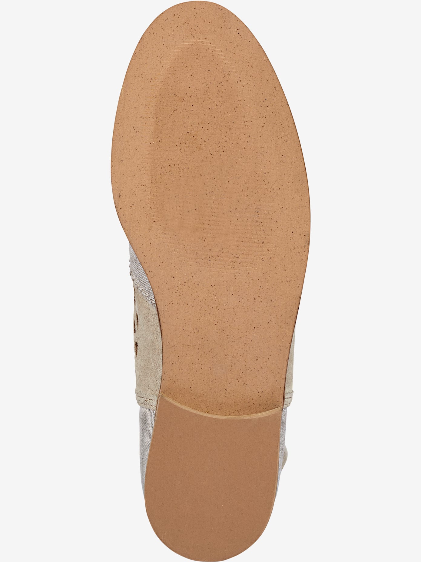 Bottines cuir nappa vachette et textile