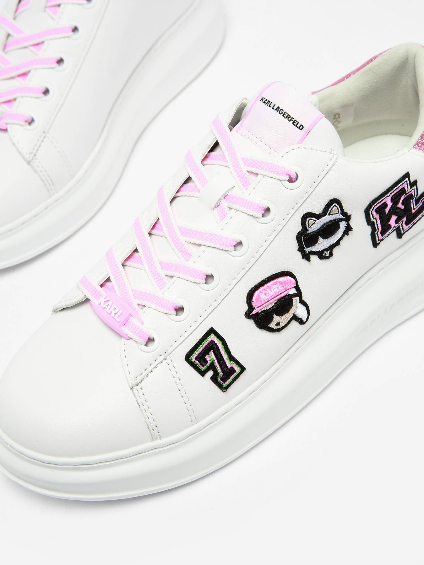 Sneakers en cuir KARL LAGERFELD