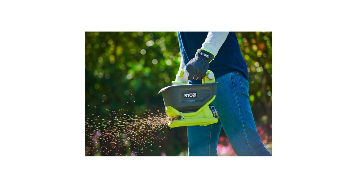 RyobiAccu-strooiapparaat OSS1800 strooiapparatuur  (Groen/zwart, 18V, zonder batterij en lader)