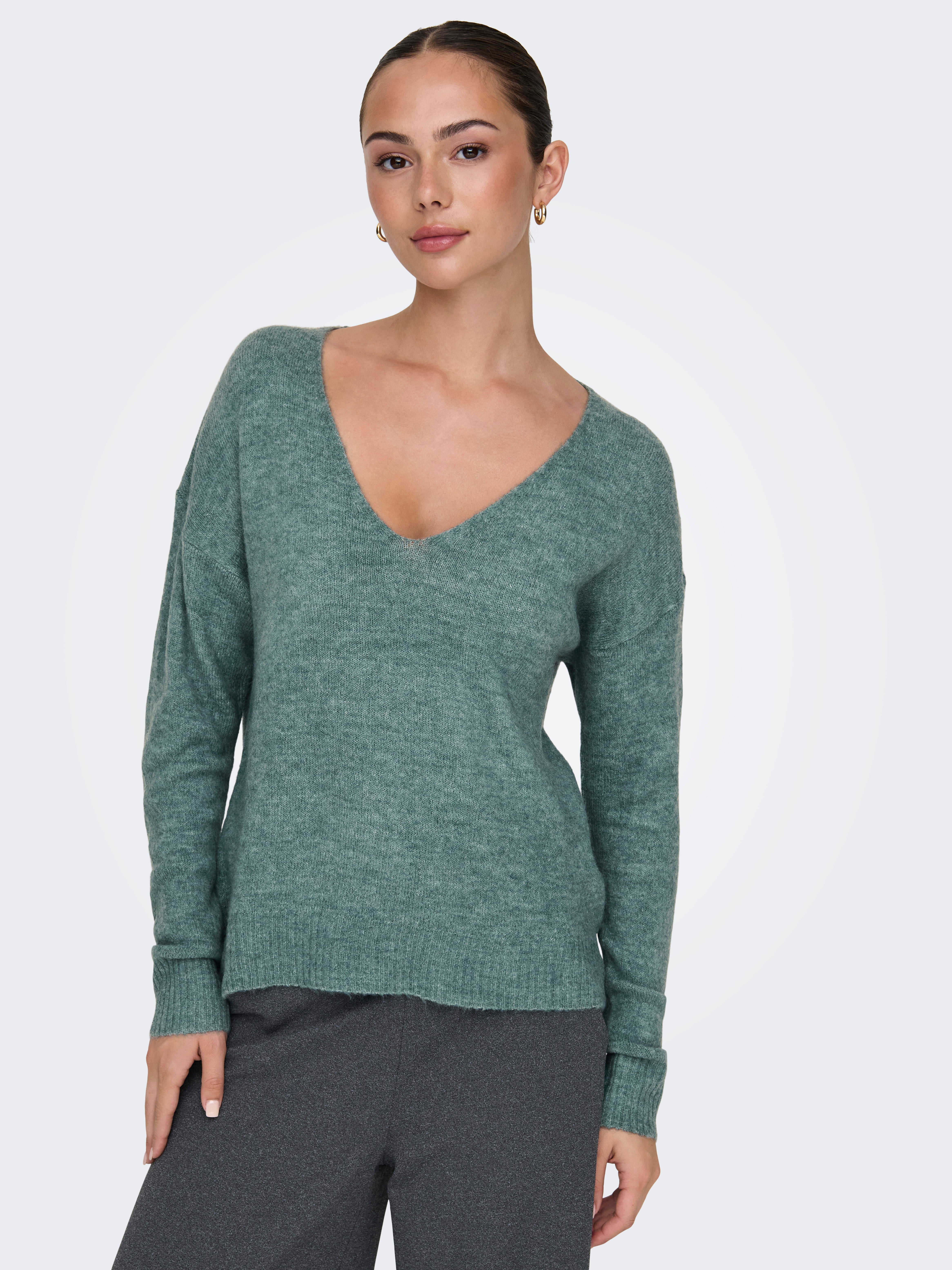 JDYELANORA Strickpullover North Atlantic