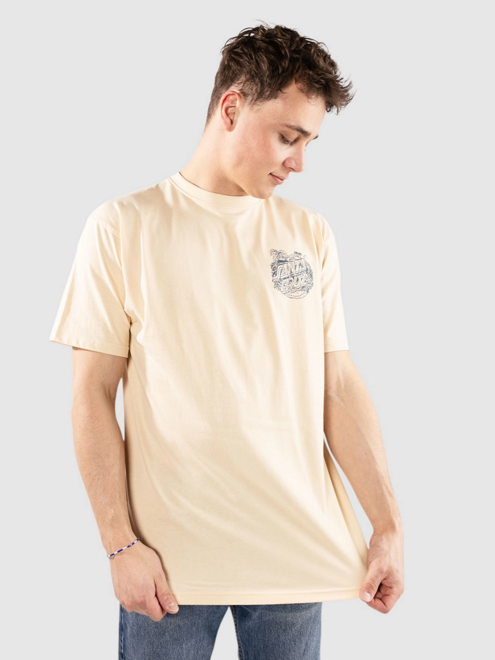 Santa Cruz Aloha Dot T-Shirt blond wood