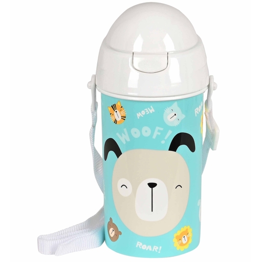 Garrafa para cães com canudo, 500ml, 20cm