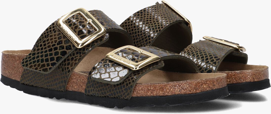 groene birkenstock slippers sydney cushion