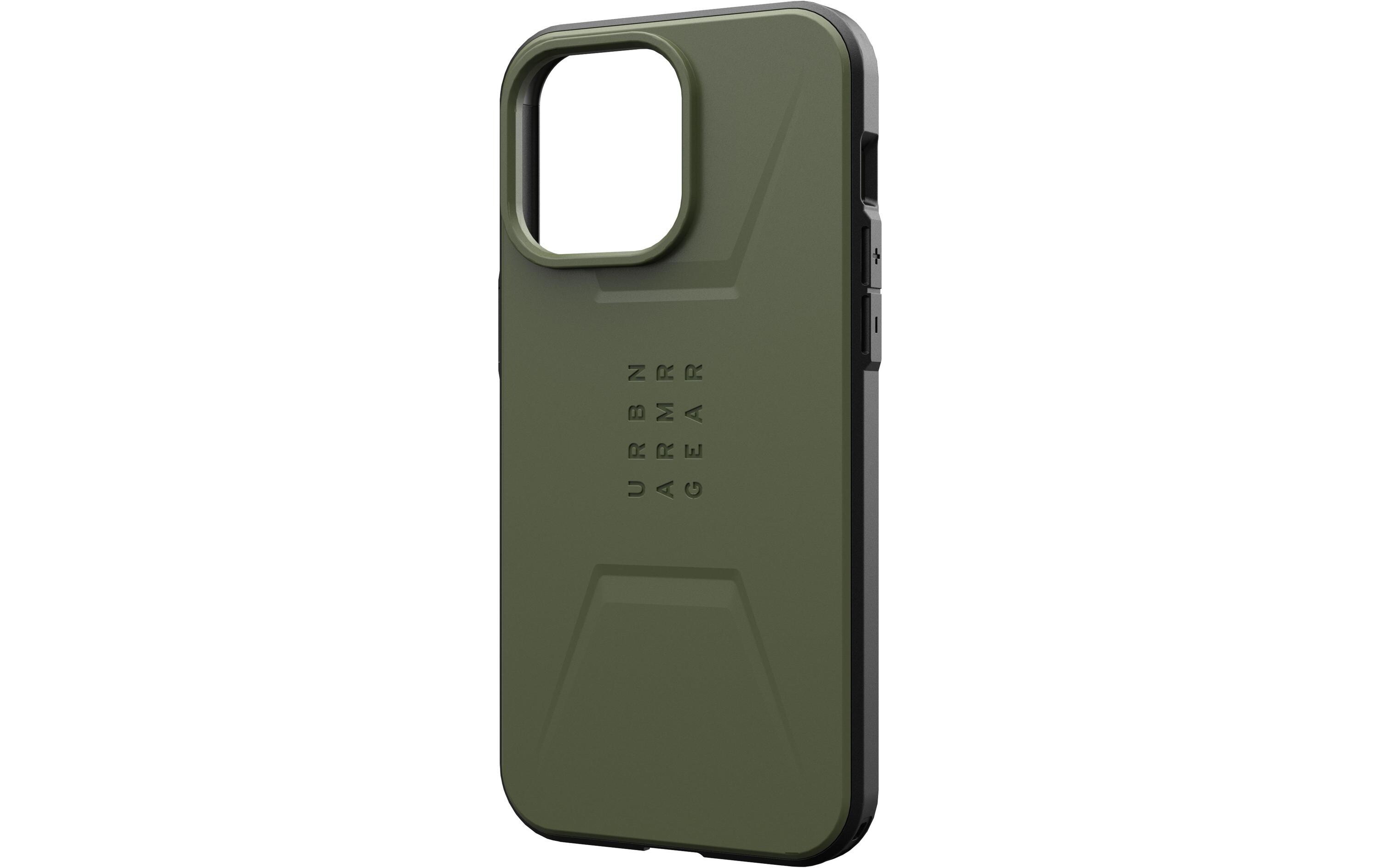 Back Cover Civilian Case iPhone 15 Pro Max OliveSchutzhülle für das Apple iPhone 15 Pro Max