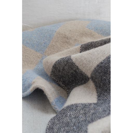 Mette Ditmer Maze Plaid, Light Blue, 130x190 cm