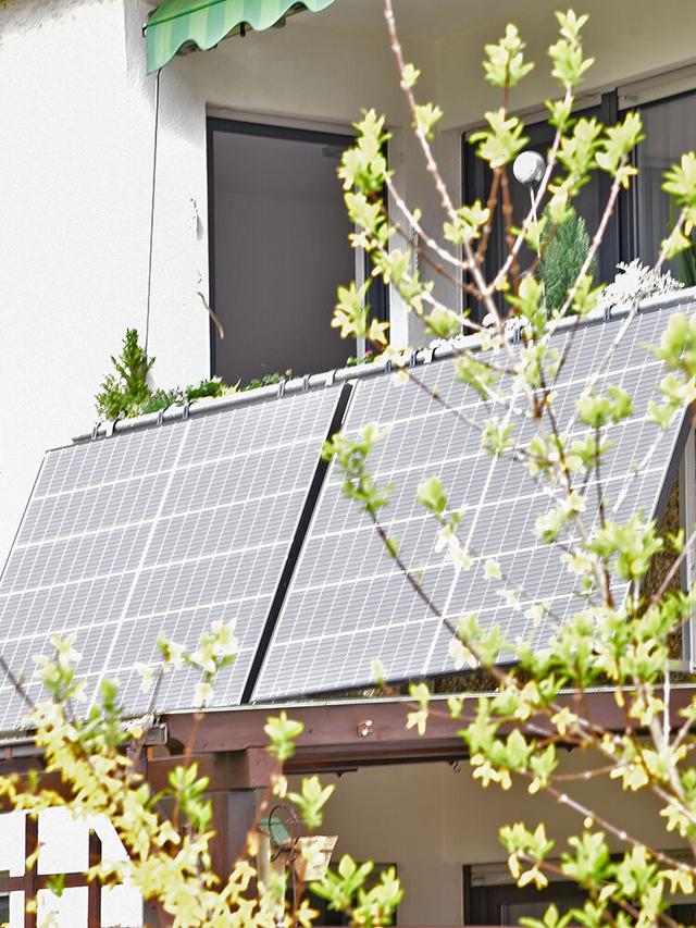 Power Solarkraftwerk, 2x 450 Wp Module, 800 W