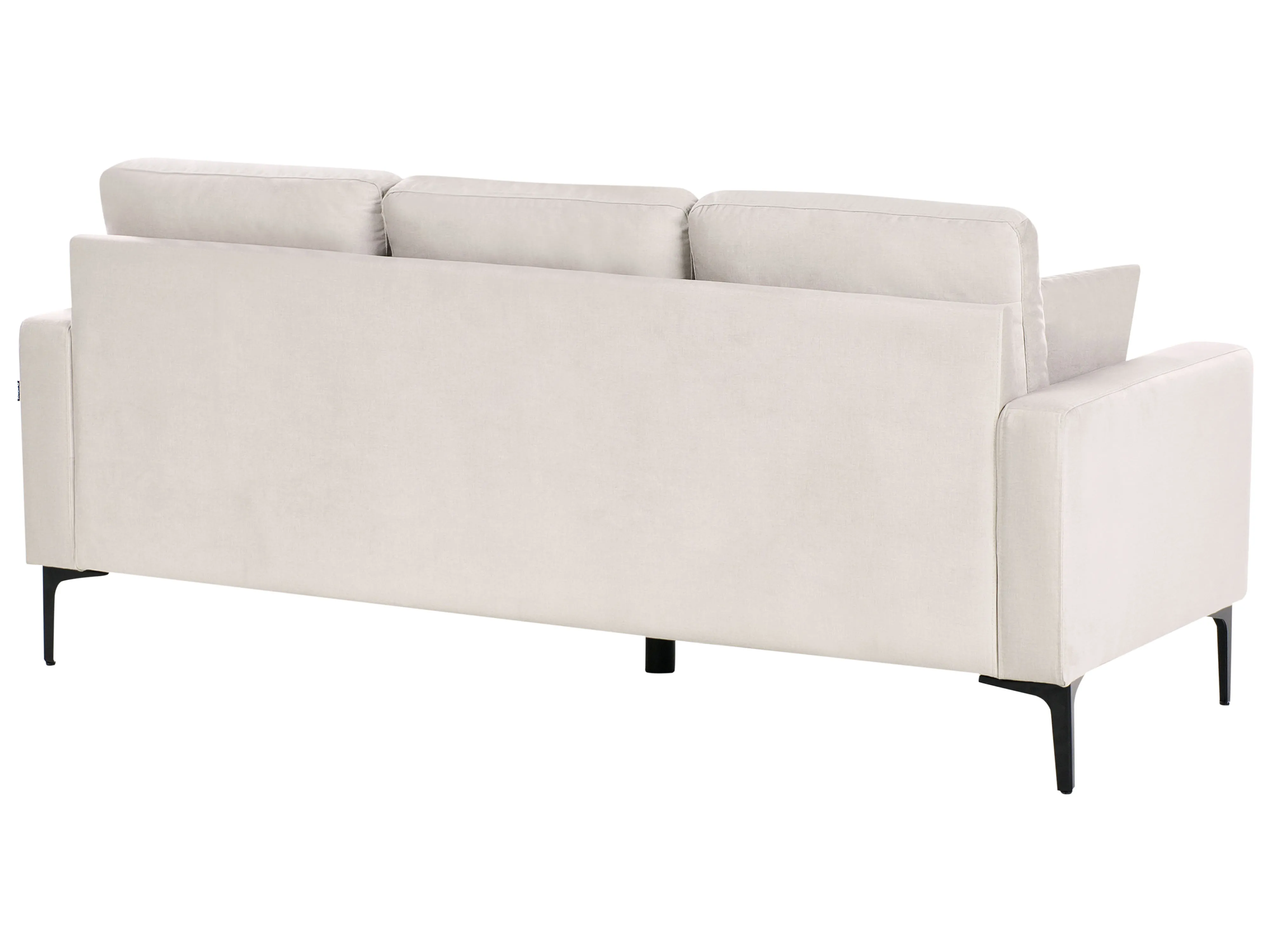 Bank 3-zits GAVLE Stof Lichtbeige