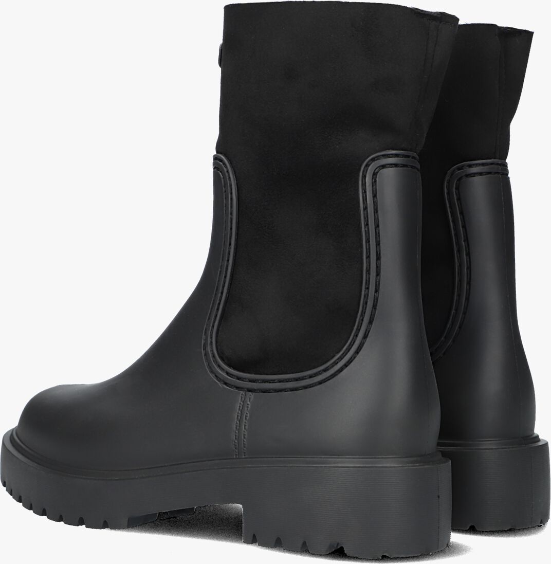 zwarte unisa enkelboots fluor
