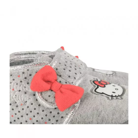 Chaussons GRIS HELLO KITTY