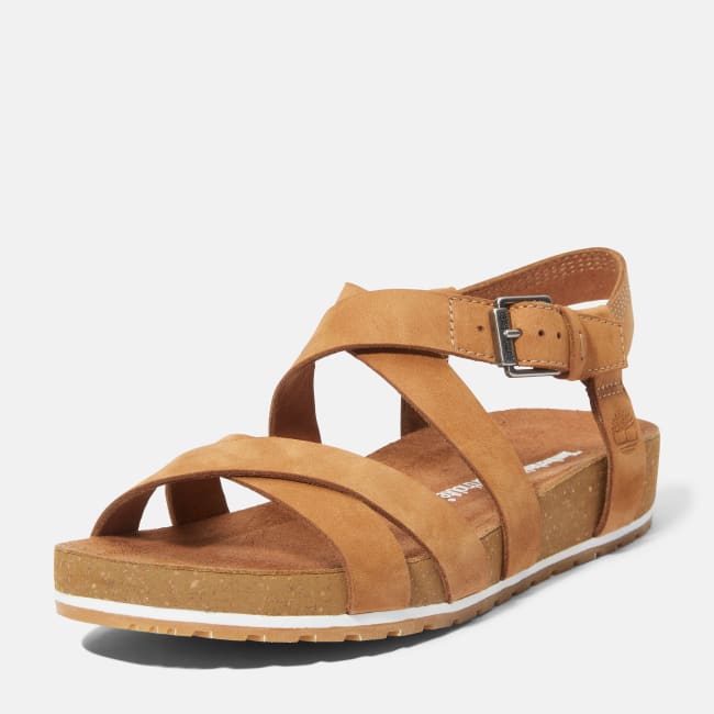 Sandalo a Listini Incrociati Malibu Waves da                Donna in marrone chiaro
