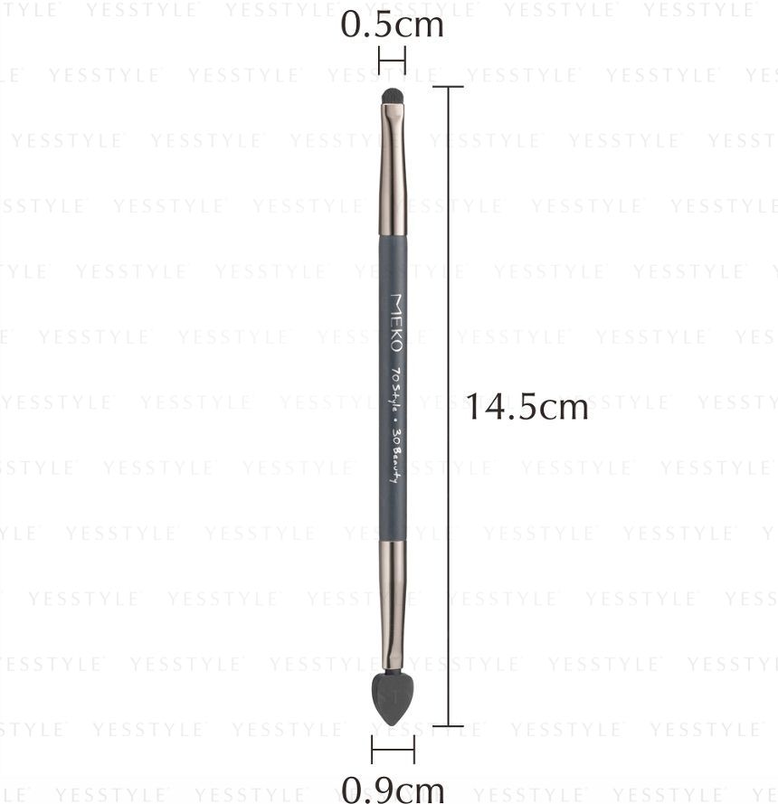 MEKO - Yuansen Veganism Dubbelkoppige Eyeliner Glitter Siliconen Kwast