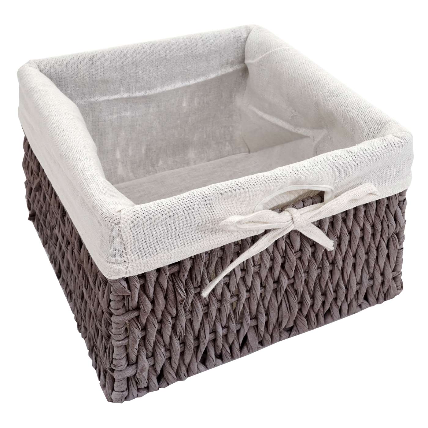 Kommode MCW-H21, Schrank Schubladenkommode, Massiv-Holz Korb-Schublade 80x60x30cm ~ shabby braun