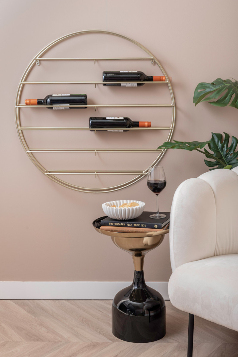 Wine Rack Redondo PT4271BK Matt black