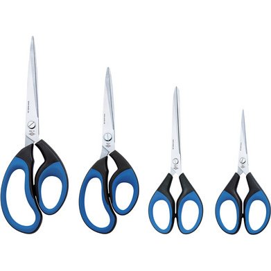 Ciseaux ambidextres bouts pointus Wedo Soft-Cut 18 cm