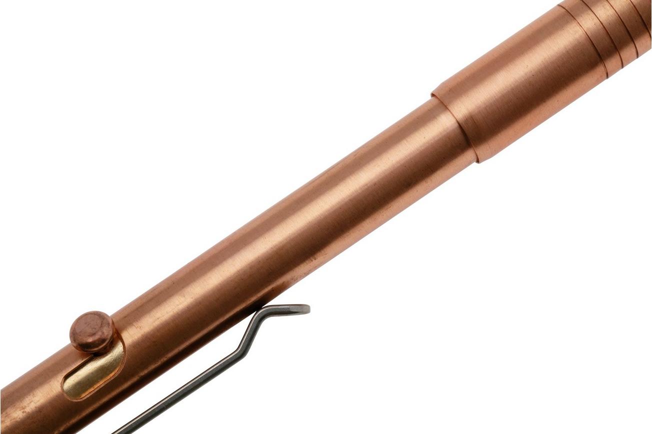 Big Idea Design Bolt Action Pen BA-CO Copper, auto adjusting everyday carry pen