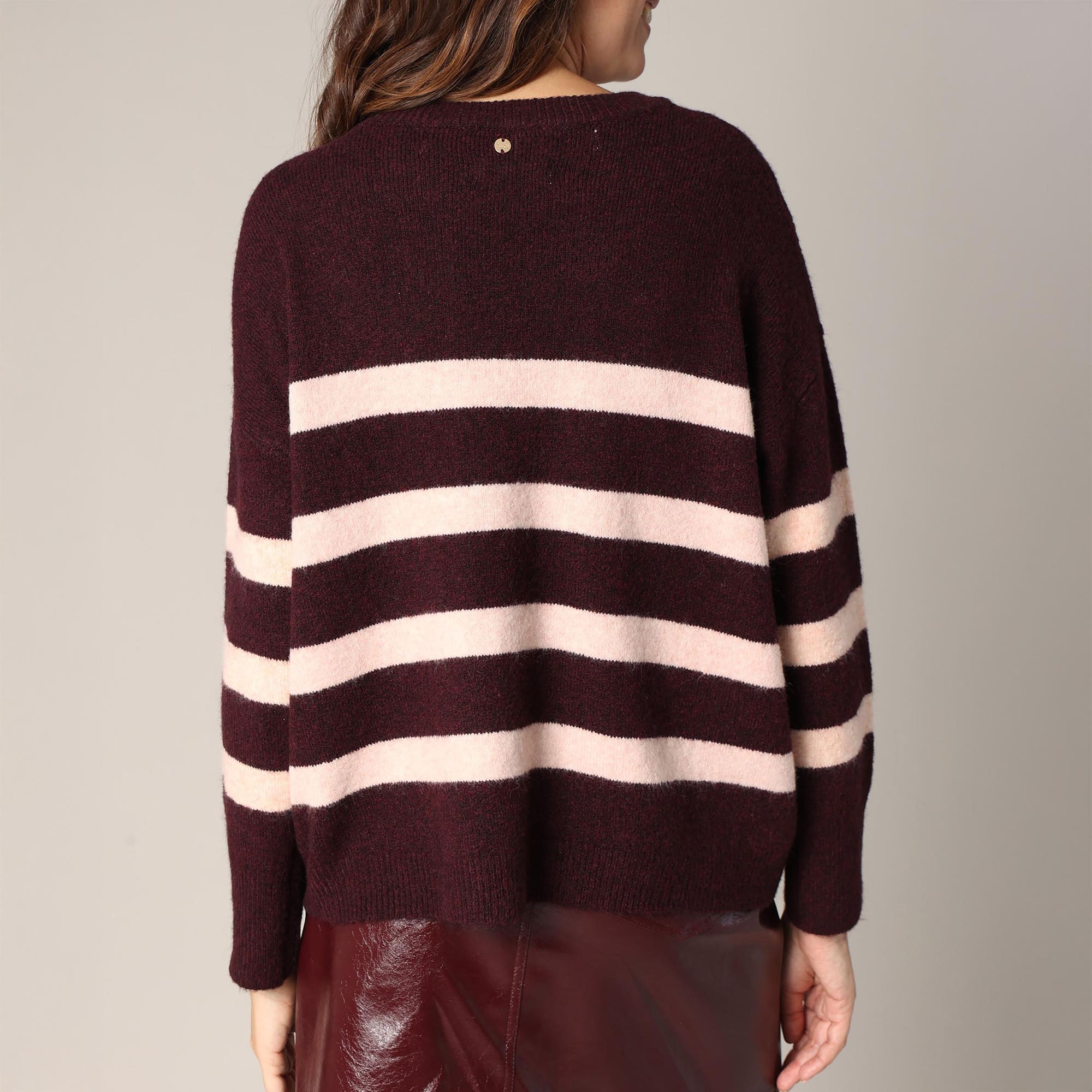 Pull Femme bordeaux