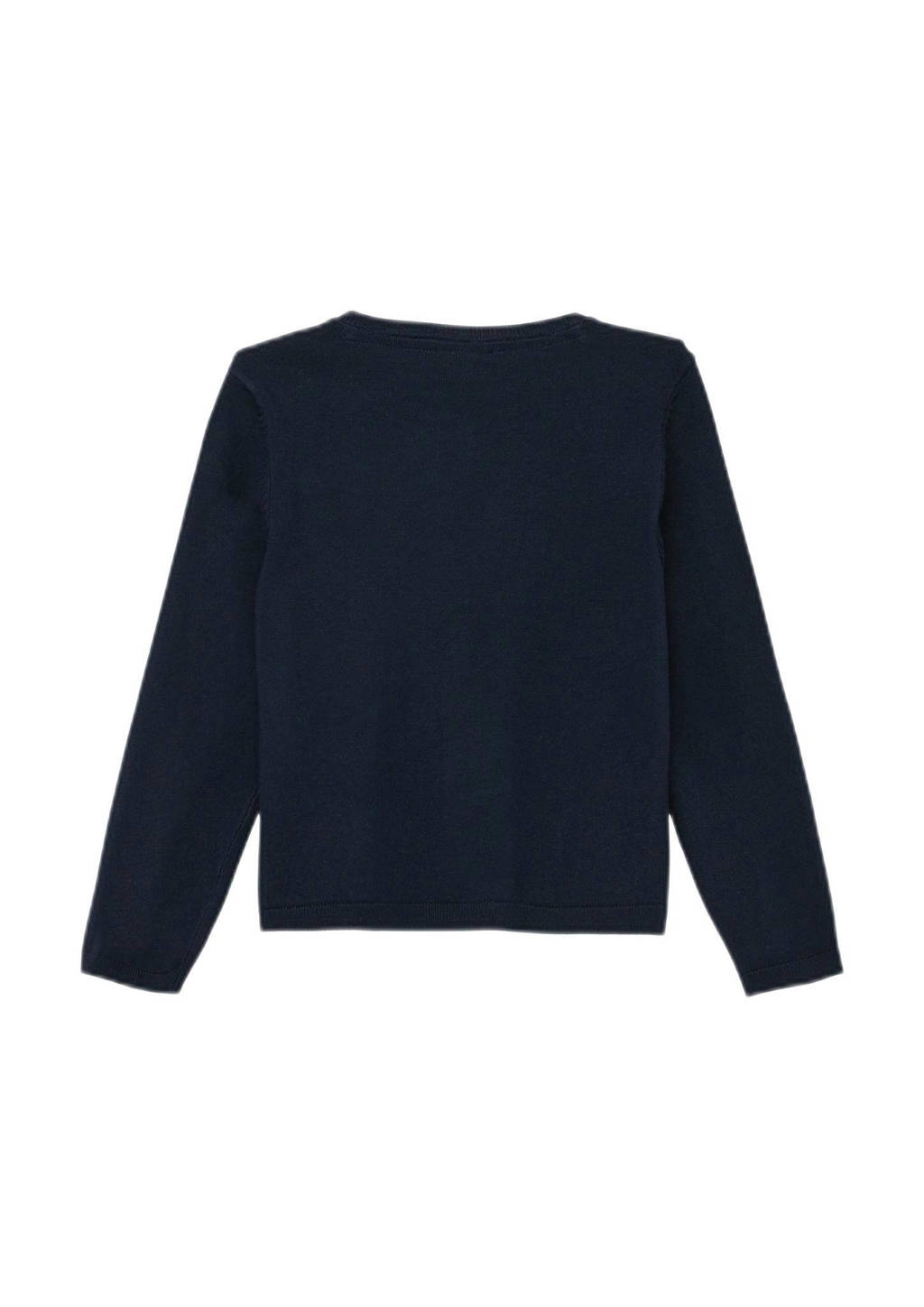 s.Oliver fijngebreid vest donkerblauw