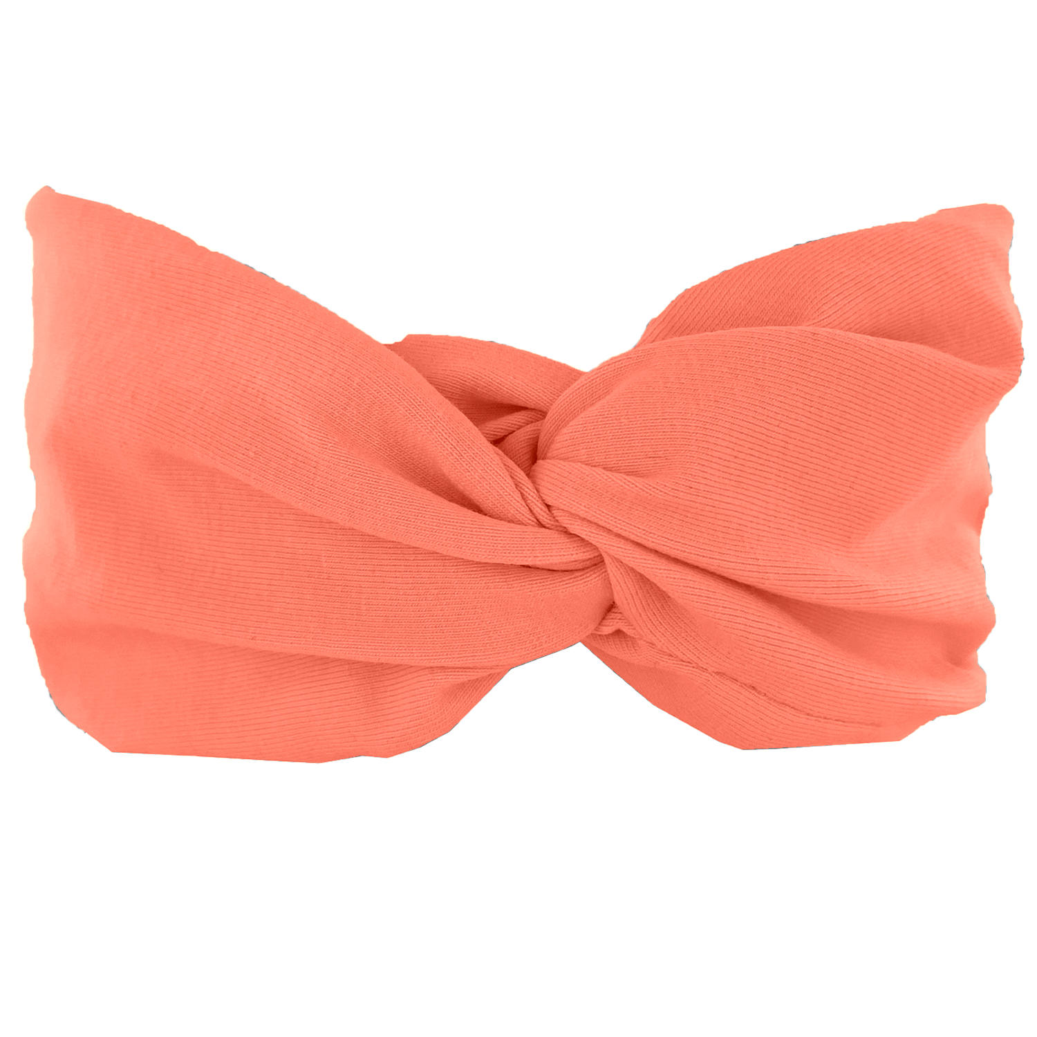 Bandeau Jersey Croisé Enfant Corail