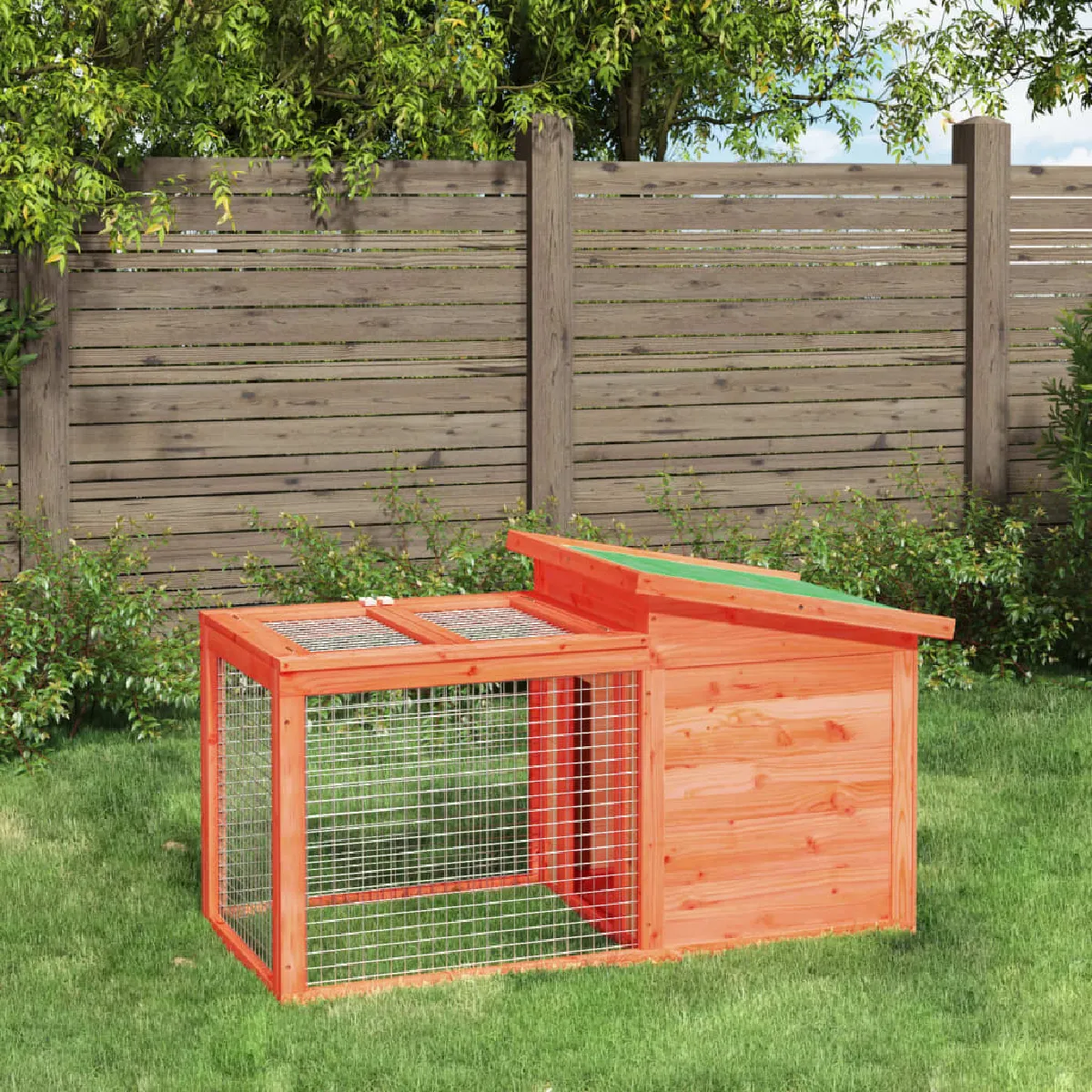 vidaXL Clapier 100,5x54x55 cm Bois de pin