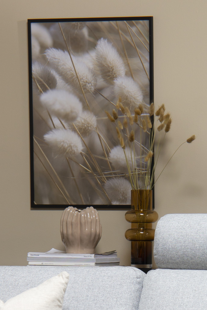 Newline Mellow Grasses VIII bilde Poster med naturmotiv med sort ramme. 50x70 cm