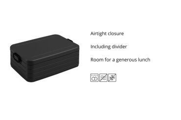 Lunchbox Take a Break xl - Nordic black