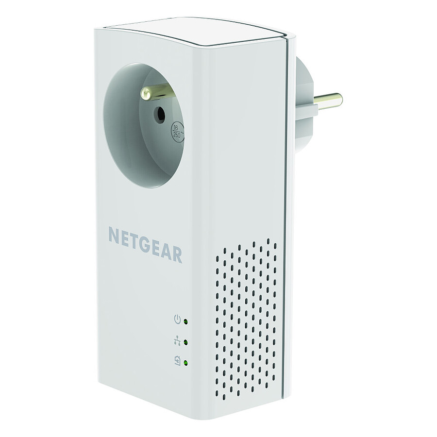 Netgear PLP1000 - Pack de 2 CPL 1000 (prise intégrée)