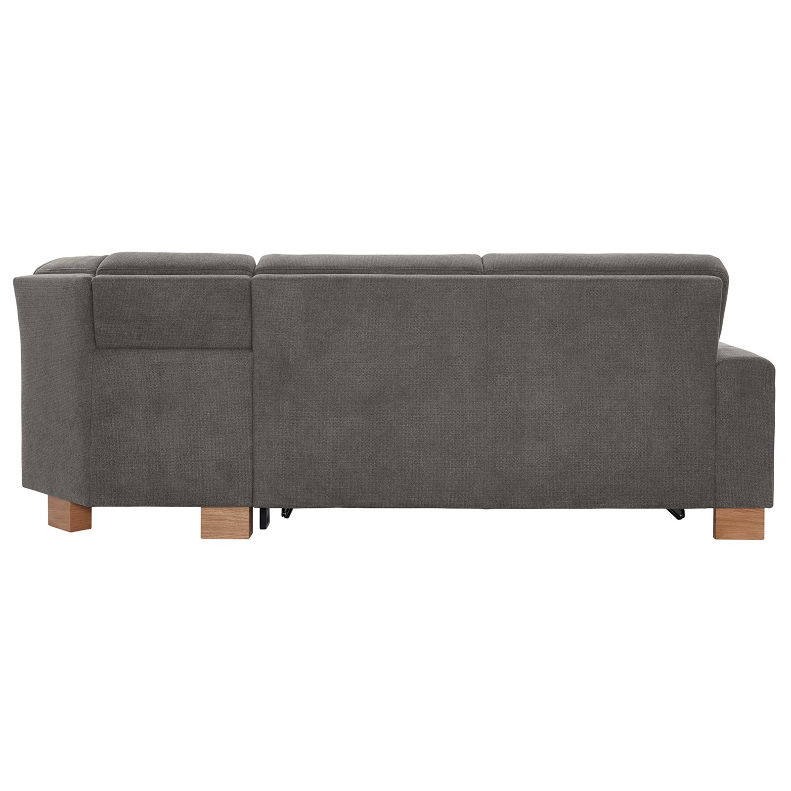 polsterpower Ecksofa - Belle grey - Basismodell - Ottomane rechts