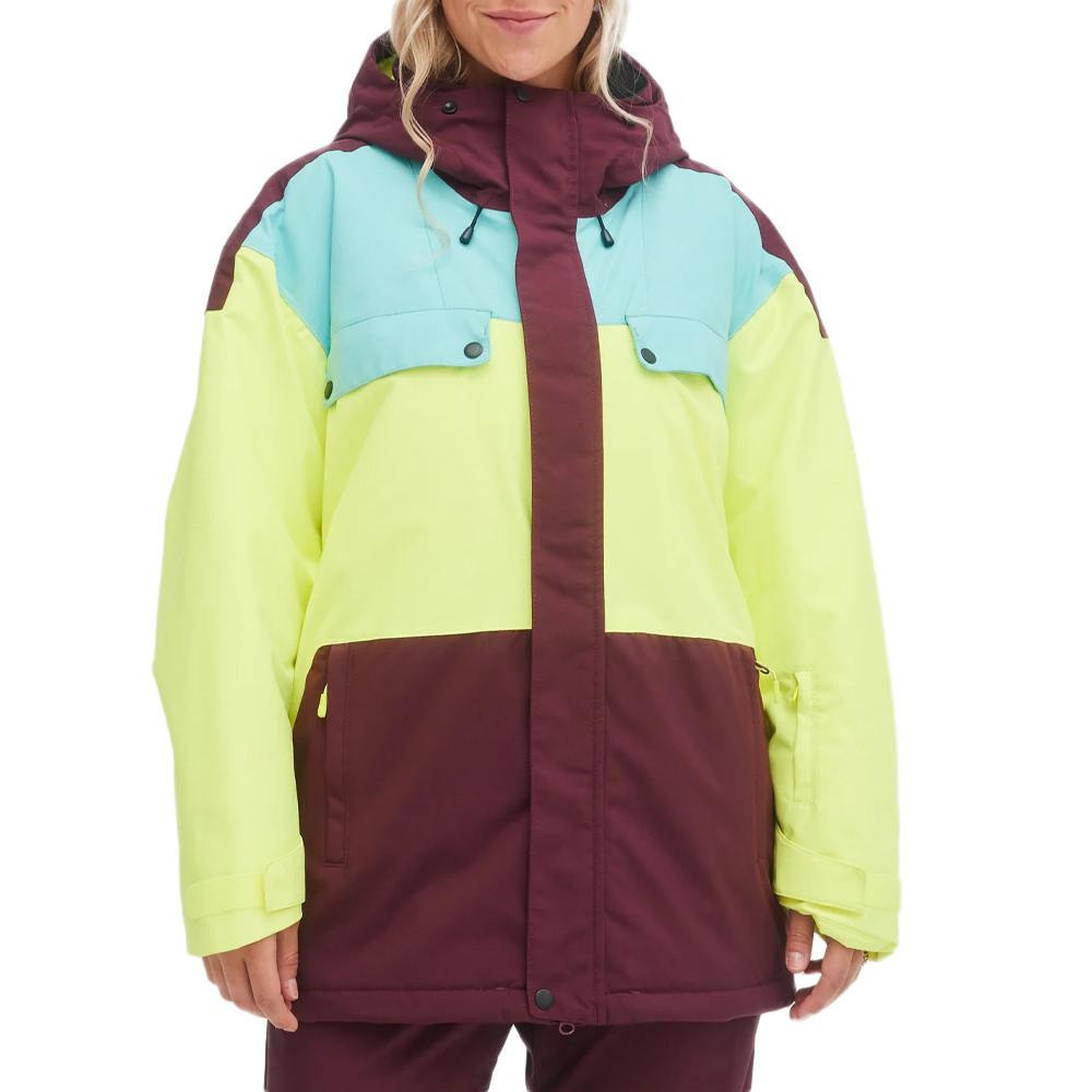 O'Neill Manteau de ski Jaune/Bordeaux Femme O'Neill Tanzanite Jacket