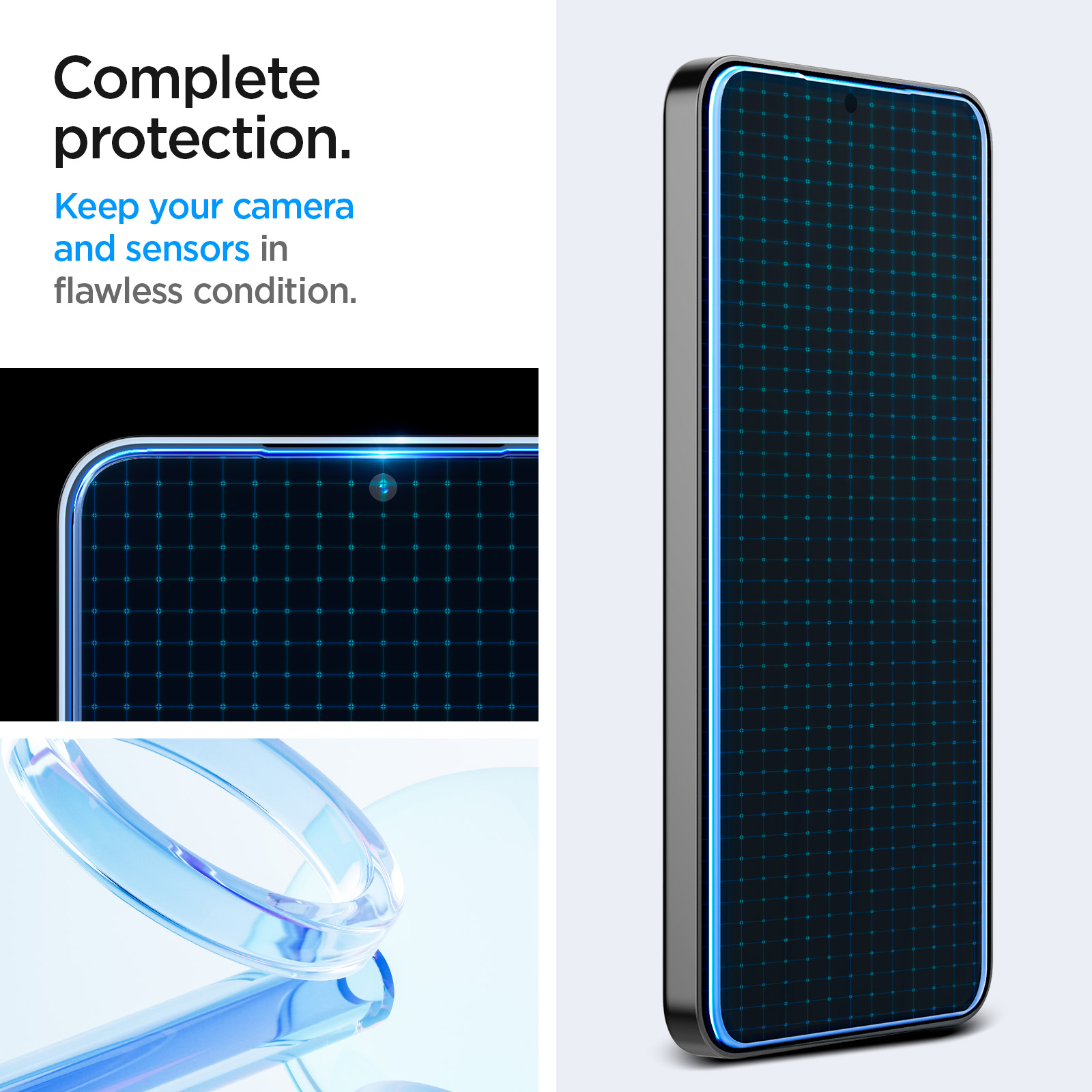 (2er Set) Samsung Galaxy S24  Plus Glass Tr EZ Fit HD Panzer Glas Case Friendly   Montagerahmen (AGL07432)