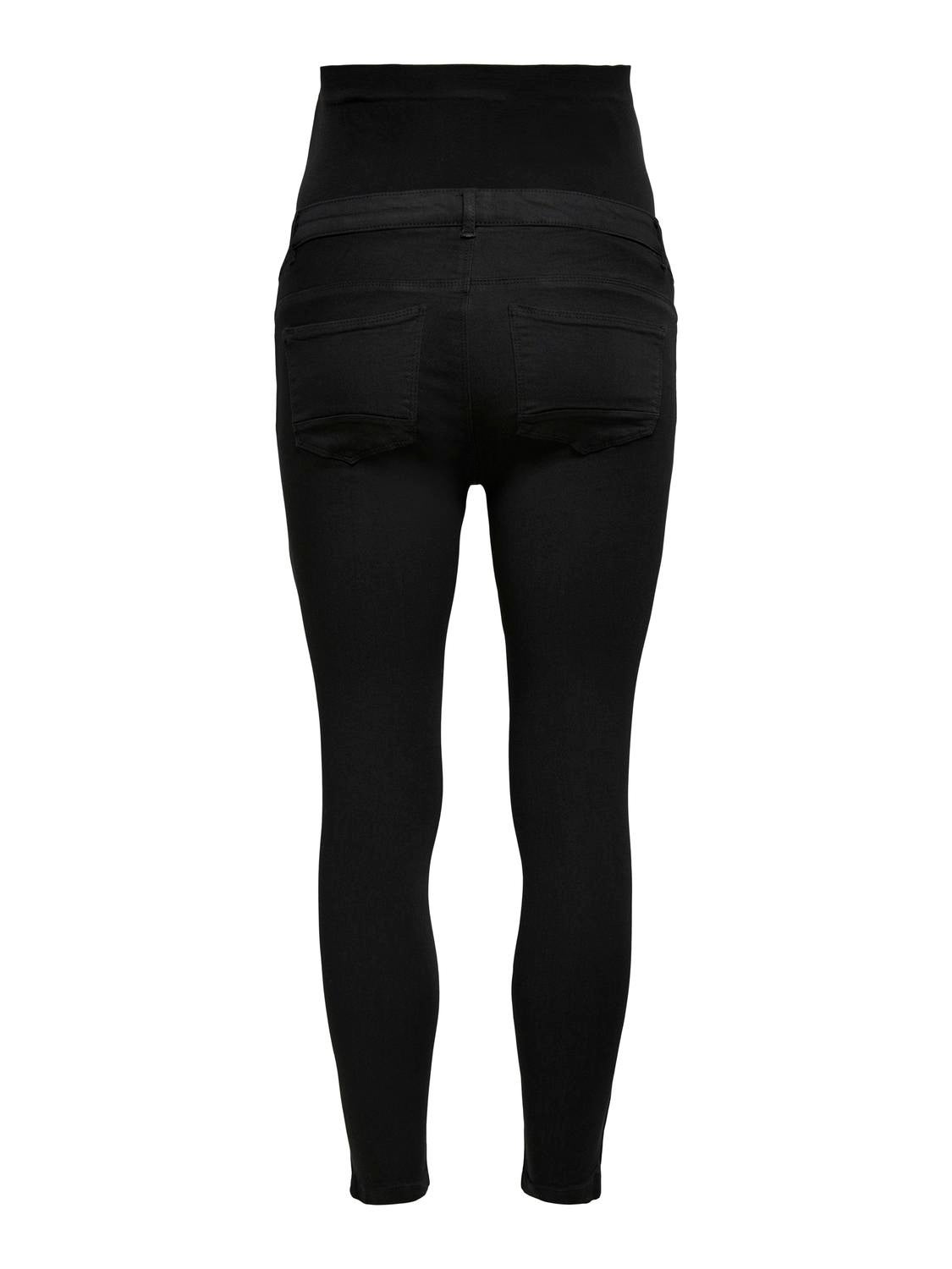 OLMKENDELL Mittlere Taille Skinny Fit Jeans Black