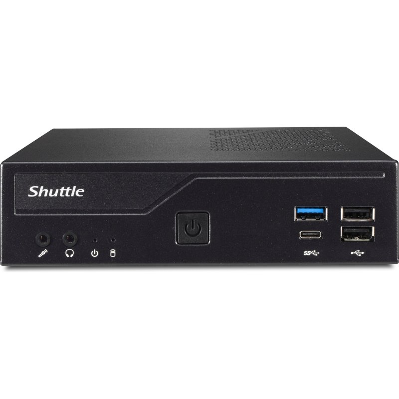 Shuttle Slim PC DH610, S1700, 1x HDMI, 2x DP, 1x 2.5