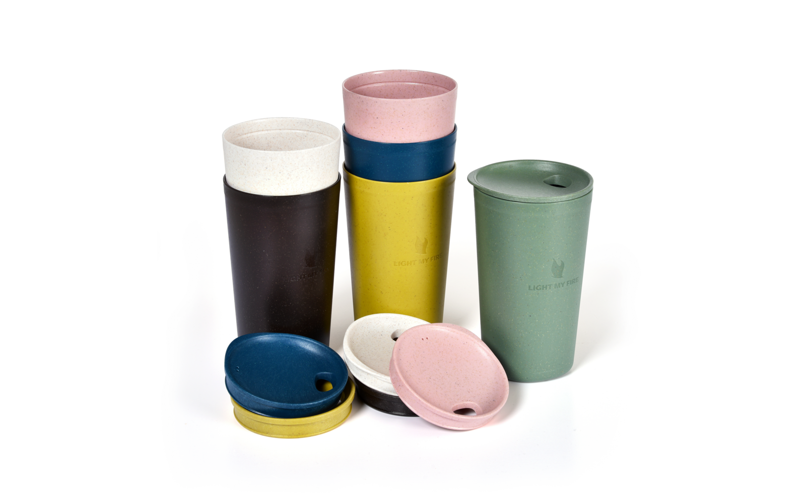 Light my Fire MyCup'n Lid large Kaffeebecher sandygreen