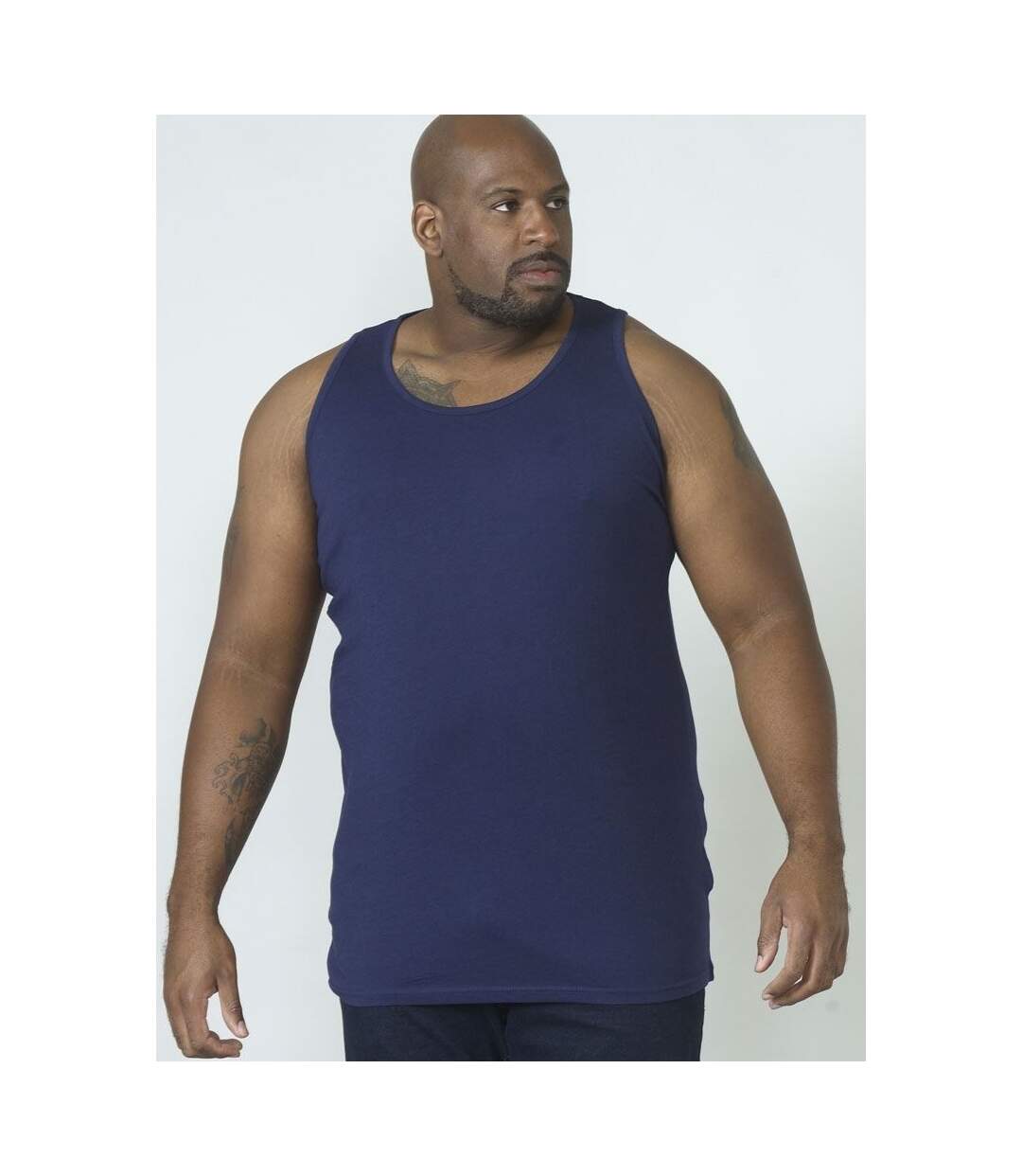Duke - Débardeur de sport FABIO 1 - Homme (Grande Taille) (Bleu marine) - UTDC171